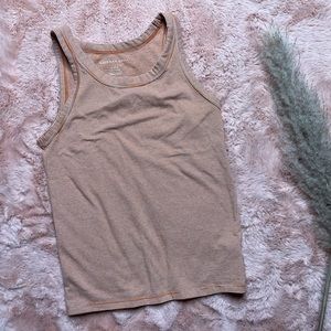Soft mid crop tank